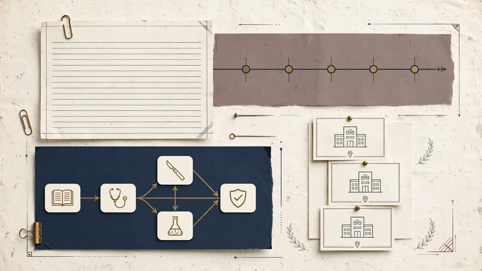 Preoperative care pathway, rural facility cards, evidence record and planning timeline